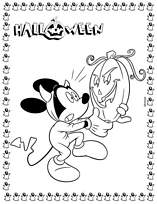 coloriage mickey a halloween